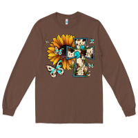 Chestnut cross with sunflower Long Sleeve Tee - JahusDesignShop