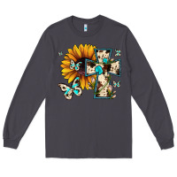 Smoke cross with sunflower Long Sleeve Tee - JahusDesignShop