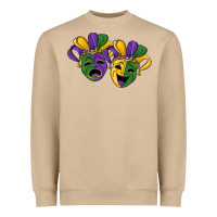 Mushroom mardi gras mask Heavyweight Sweatshirt - RanaPortraitStore
