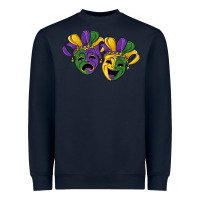 Navy mardi gras mask Heavyweight Sweatshirt - RanaPortraitStore