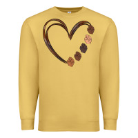 Antique Gold black history melanin Premium Sweatshirt - MaliasSmallBusiness