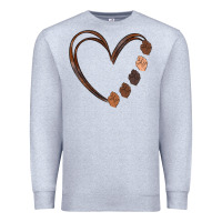Heather Grey black history melanin Premium Sweatshirt - MaliasSmallBusiness