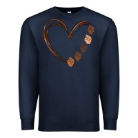 Navy black history melanin Premium Sweatshirt - MaliasSmallBusiness