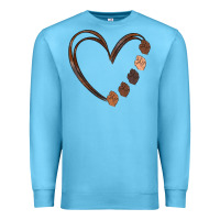 Ocean Blue black history melanin Premium Sweatshirt - MaliasSmallBusiness