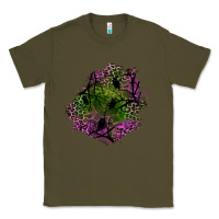 Army Green halloween patch Classic Tee - BundleAndBundleShop