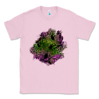 Bubblegum Pink halloween patch Classic Tee - BundleAndBundleShop