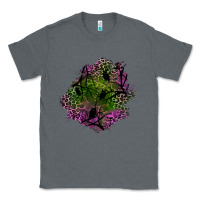 Charcoal Heather halloween patch Classic Tee - BundleAndBundleShop