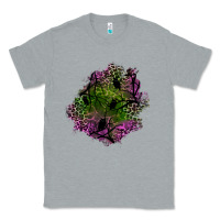 Heather Grey halloween patch Classic Tee - BundleAndBundleShop