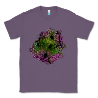 Lavender halloween patch Classic Tee - BundleAndBundleShop