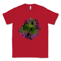Red halloween patch Classic Tee - BundleAndBundleShop