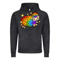 Vintage Arctic rainbow sheep with star Vintage Hoodie - texasbilliewilder