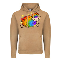 Vintage Camel rainbow sheep with star Vintage Hoodie - texasbilliewilder