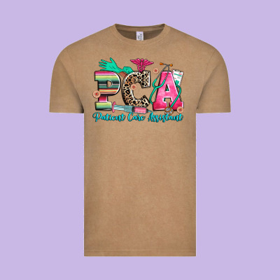 Pca Patient Care Assistant Vintage Tee Designed By Zillion Design Studio
