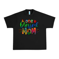 Black one blessed mom autism Urban Heavy Tee - Zillion Design Studio