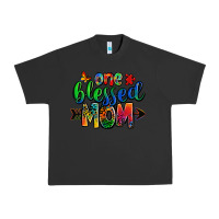Pigment Black one blessed mom autism Urban Heavy Tee - Zillion Design Studio