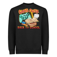 Black game over back to school Heavyweight Sweatshirt - texasbilliewilder