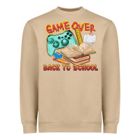 Mushroom game over back to school Heavyweight Sweatshirt - texasbilliewilder