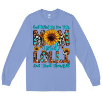Colony Blue god gifted me two titles mom and lolli  and i rock Long Sleeve Tee - JahusDesignShop