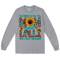 Heather Grey god gifted me two titles mom and lolli  and i rock Long Sleeve Tee - JahusDesignShop