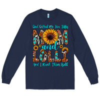 Navy god gifted me two titles mom and lolli  and i rock Long Sleeve Tee - JahusDesignShop
