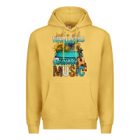 Antique Gold Just A Girl Who Loves Country Music Premium Hoodie - BundleAndBundleShop