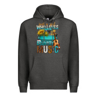 Charcoal Heather Just A Girl Who Loves Country Music Premium Hoodie - BundleAndBundleShop