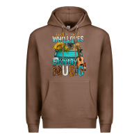 Chestnut Just A Girl Who Loves Country Music Premium Hoodie - BundleAndBundleShop