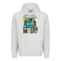 Dove Grey Just A Girl Who Loves Country Music Premium Hoodie - BundleAndBundleShop