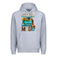 Heather Grey Just A Girl Who Loves Country Music Premium Hoodie - BundleAndBundleShop