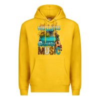 Lemon Just A Girl Who Loves Country Music Premium Hoodie - BundleAndBundleShop