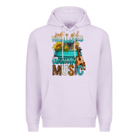 Lilac Just A Girl Who Loves Country Music Premium Hoodie - BundleAndBundleShop