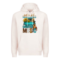 Pale Pink Just A Girl Who Loves Country Music Premium Hoodie - BundleAndBundleShop