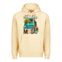 Pina Colada Just A Girl Who Loves Country Music Premium Hoodie - BundleAndBundleShop