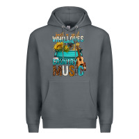 Rock Just A Girl Who Loves Country Music Premium Hoodie - BundleAndBundleShop