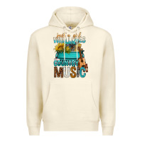 Sandshell Just A Girl Who Loves Country Music Premium Hoodie - BundleAndBundleShop