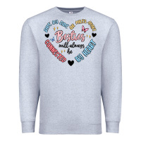 Heather Grey besties will always be Premium Sweatshirt - MaliasSmallBusiness