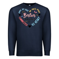 Navy besties will always be Premium Sweatshirt - MaliasSmallBusiness