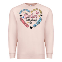 Pale Pink besties will always be Premium Sweatshirt - MaliasSmallBusiness