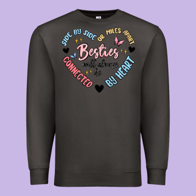Besties Will Always Be Premium Sweatshirt Designed By Maliassmallbusiness