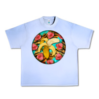 Grape Ice banana and strawberries with tiger pattern Urban Heavy Tee - BarkalooDesign