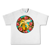 Lunar Rock banana and strawberries with tiger pattern Urban Heavy Tee - BarkalooDesign