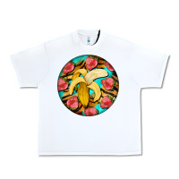 White banana and strawberries with tiger pattern Urban Heavy Tee - BarkalooDesign
