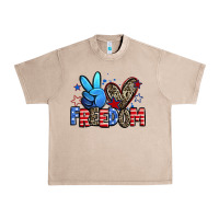 French Oak peace love freedom Urban Heavy Tee - Zillion Design Studio