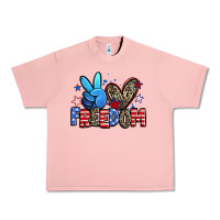 Salmon peace love freedom Urban Heavy Tee - Zillion Design Studio