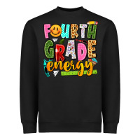 Black fourth grade energy Heavyweight Sweatshirt - texasbilliewilder