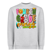 Heather Grey fourth grade energy Heavyweight Sweatshirt - texasbilliewilder