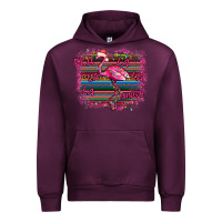 Mauve Wine Flamingo Christmas Urban Hoodie - Bettercallsaul