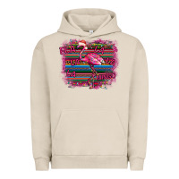 Pigment French Oak Flamingo Christmas Urban Hoodie - Bettercallsaul