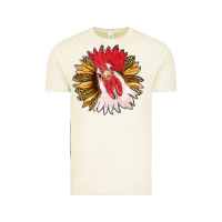 Vintage Arctic sunflower with rooster Vintage Tee - RanaPortraitStore