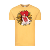 Vintage Mustard sunflower with rooster Vintage Tee - RanaPortraitStore